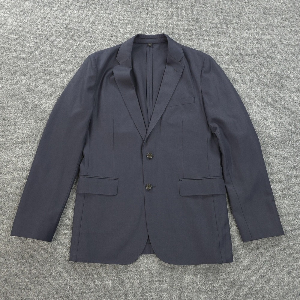 J Crew Blazer Mens 40L Blue Ludlow American Woolen‎ Co Unstructured Suit Jacket